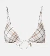 Burberry Haut De Maillot De Bain In Multicoloured