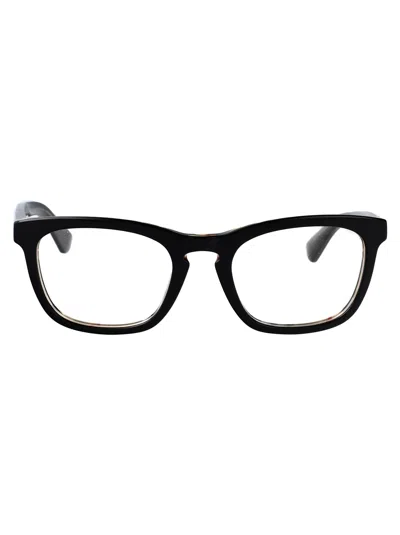 Burberry Check Black Acetate Optical Glasses