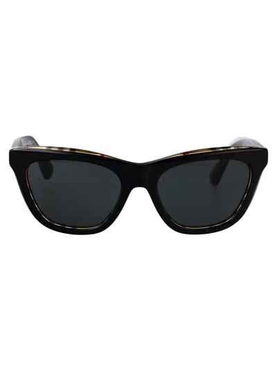 Burberry Check Black Acetate Sunglasses