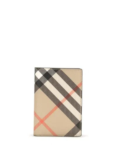 Burberry Check Book Card Holder
