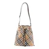 Burberry Check Bucket Bag In Sand