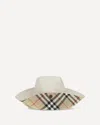 Burberry Check Bucket Hat In Multi
