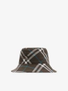 Burberry Ekd Check-print Bucket Hat In Snug