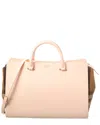 Burberry Check Canvas & Leather Tote