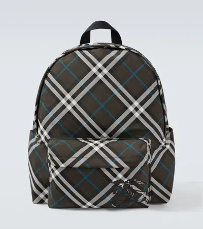Burberry Check Backpack In Snug