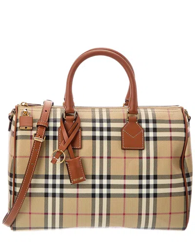 BURBERRY BURBERRY CHECK CANVAS LUGGAGE BAG