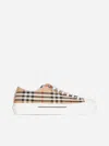 BURBERRY CHECK CANVAS SNEAKERS