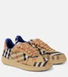 Burberry Women Embroidered Canvas Terrance Sneakers In Multicoloured