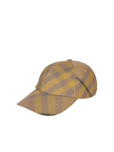 BURBERRY CHECK CAP