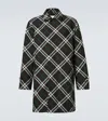 Burberry Nova Check Reversible Cotton Coat In Multicoloured