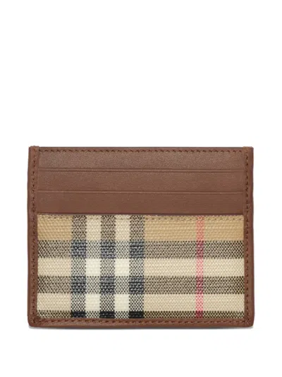 BURBERRY CHECK CARD CASE