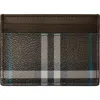 Burberry Check Card Case In Snug