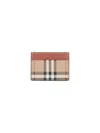 Burberry Compact Check Pattern Cardholders In Neutral