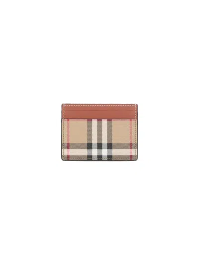 BURBERRY "CHECK" CARD HOLDER
