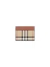 Burberry "check" Card Holder In Multi