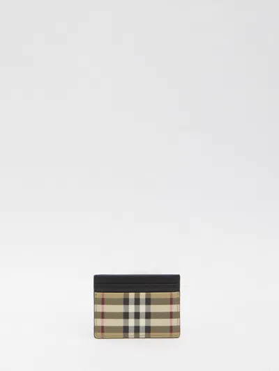 Burberry Check Card Holder