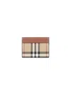 Burberry "check" Card Holder In Multi