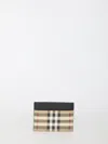 Burberry Archive Beige Sandon Check-print Faux-leather Card Holder In Archivebeige