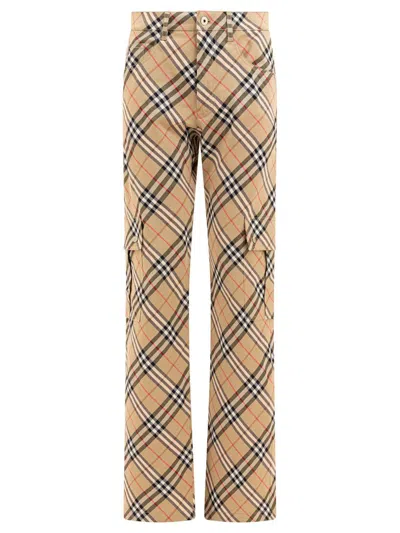 Burberry "check" Cargo Trousers