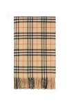 Burberry Check Cashmere Blanket In Neutral