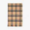 Burberry Check Cashmere Blanket In Sand