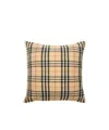 Burberry Check Cashmere Cushion In Neutral