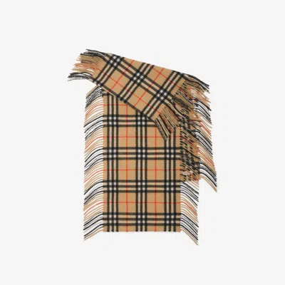 BURBERRY BURBERRY CHECK CASHMERE HAPPY SCARF
