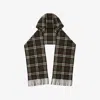 Burberry Check Cashmere Hooded Scarf In Snug