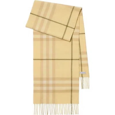 Burberry Checked Cashmere Scarf