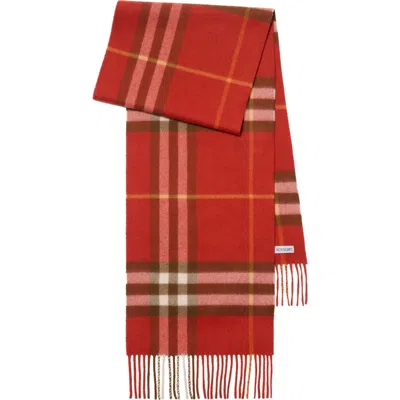 BURBERRY BURBERRY CHECK CASHMERE SCARF