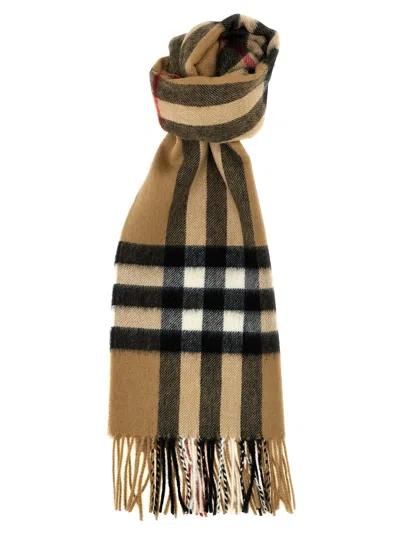 BURBERRY CHECK CASHMERE SCARF
