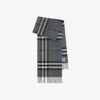 Burberry Marlborugh Grey Wool Scarf