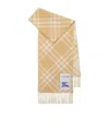 Burberry Check Cashmere Scarf In Neutral