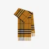 Burberry Check Cashmere Scarf In Brown