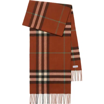 BURBERRY BURBERRY CHECK CASHMERE SCARF