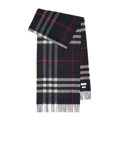 BURBERRY CHECK CASHMERE SCARF