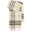 Burberry Check Cashmere Scarf In Neutral