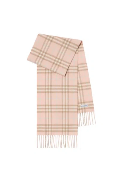 Burberry Kids'  Check Cashmere Scarf In Neutral