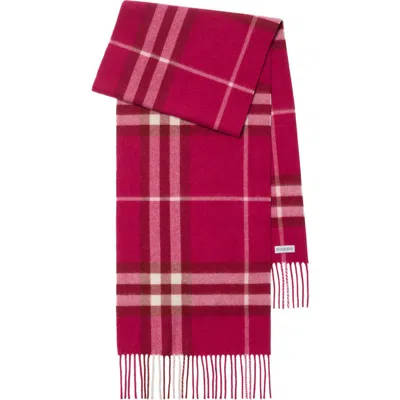 BURBERRY BURBERRY CHECK CASHMERE SCARF