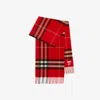Burberry Check-print Cashmere Scarf In Red