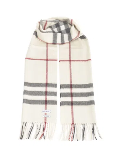 Burberry Check Cashmere Scarf Scarves And Foulards Multicolor