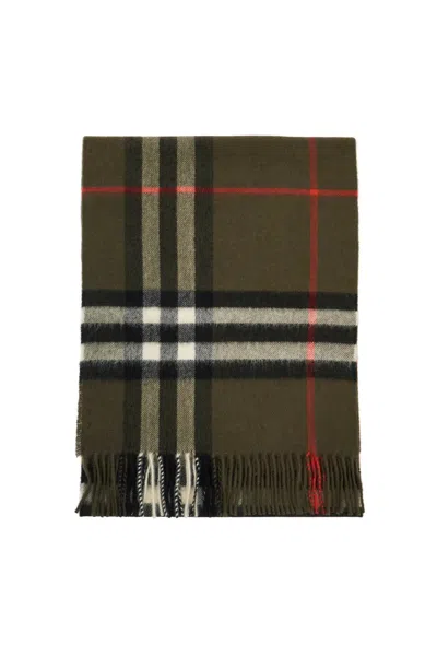 Burberry Check Cashmere Scarf In Multicolor