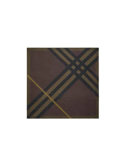 Burberry Check Cashmere Silk Scarf In Multi