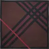 Burberry Check Cashmere Silk Scarf In Brown