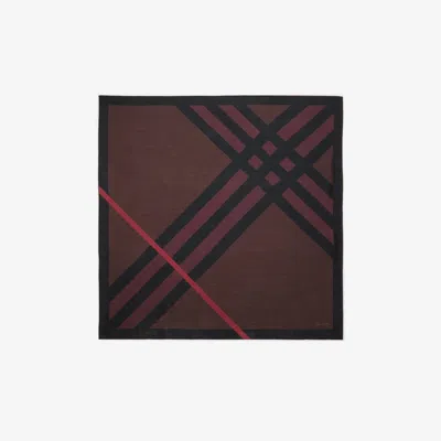 BURBERRY BURBERRY CHECK CASHMERE SILK SCARF