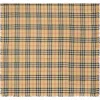 Burberry Check Cashmere Silk Scarf In Sand