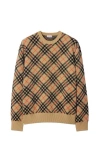 Burberry Cashmere Crewneck Sweater In Sand