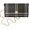 Burberry Checkered Wallet In Snug