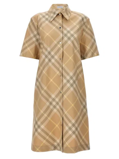 BURBERRY BURBERRY CHECK CHEMISIER DRESS