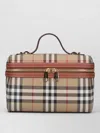 Burberry Check Clutch Bag Adjustable Strap Top Handle In Multi